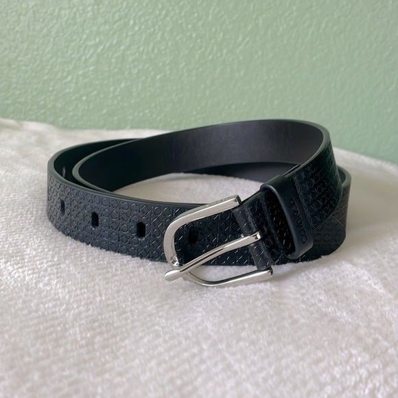 Black and Silver Calvin Klein Belt - Picture 1 of 5